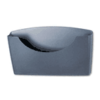 Fellowes Plastic Partition Additions File Pocket, Legal/Letter, Dark Graphite FEL75275
