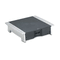 Fellowes Printer/Fax Machine Stand, 21 1/4 x 18 1/8 x 5 1/4, Black/Silver FEL8032601