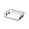 Fellowes Side Load Letter Desk Tray, Wire, Black FEL62112