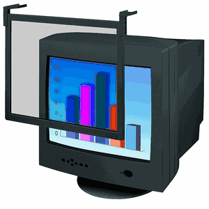 Fellowes Standard Filter Tinted with Black Frame 19/21- Inch (93786)