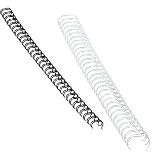 Fellowes Wire Binding Spines, 1/4 Inch Diameter, Black, 35 Sheets, 25 Pack (52539)