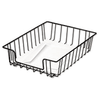Fellowes Workstation Letter Desk Tray Organizer, Wire, Black FEL60112