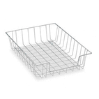 Fellowes Workstation Letter Desk Tray Organizer, Wire, Silver FEL60012