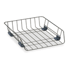 Fellowes Workstation Letter Front Load Desk Tray, Wire, Black FEL66112