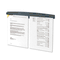Fellowesamp;reg; Partition Additions Note Rail, 18w x 1 15/16h, Dark Graphite