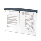 Fellowesamp;reg; Partition Additions Note Rail, 18w x 1 15/16h, Dark Graphite