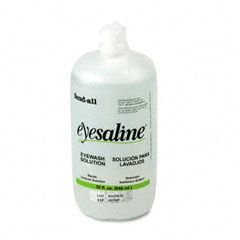 FENDALL Eye Wash Bottle Refill, 32-oz. Bottle, 12/Carton FND320004550000