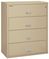 Fireking Fireproof Lateral File Cabinet (4 Drawers, Impact Resistant, Waterproof),  44" W x 22" D, Parchment, Made in USA