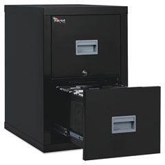 FireKing Patriot Insulated 2-Drawer Fire File, 17-3/4w x 25d x 27-3/4h, Black FIR2P1825CBL