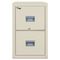 FireKing Patriot Insulated 2-Drawer Fire File, 17-3/4w x 31-5/8d x 27-3/4h, Parchment FIR2P1831CPA
