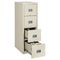 FireKing Patriot Insulated 4-Drawer Fire File, 17-3/4w x 25d x 52-3/4h, Parchment FIR4P1825CPA