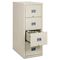 FireKing Patriot Insulated 4-Drawer Fire File, 17-3/4w x 31-5/8d x 52-3/4h, Parchment FIR4P1831CPA