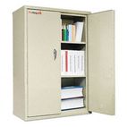 FireKing Storage Cabinet, 36w x 19-1/4d x 44h, UL Listed 350 for Fire, Parchment FIRCF4436D