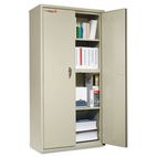 FireKing Storage Cabinet, 36w x 19-1/4d x 72h, UL Listed 350, Parchment FIRCF7236D