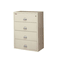 Fireproof 4-Drawer Vertical File Finish: Parchment, Lock: Combination Lock