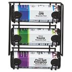 First Aid Only 3-Unit Rack for Large Responder Packs, Steel, Black FAOFX203
