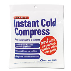 First Aid Only Cold Compress, 4 x 5 FAOZ6005