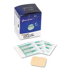 First Aid Only Patch Bandages, 1-1/2" x 1-1/2", SmartCompliance Refill, 10 Bandages/Box FAO3000