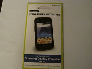 Fitted Screen Protectors 3-pack for Samsung Galaxy M828C Phone