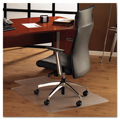 Floortex ClearTex Chair Mat for Hard Floors, 48w x 53l, Clear FLR1213419LR