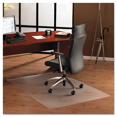 Floortex ClearTex Chair Mat for Hard Floors, 79w x 48l, Clear FLR1220019ER