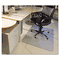 Floortex ClearTex Chairmats for Hard Floors, 48 x 60, No Lip, Clear FLR1215219ER