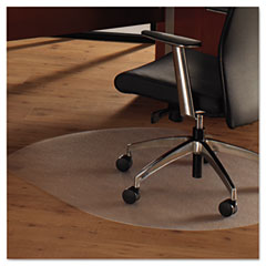 Floortex ClearTex Chairmats for Hard Floors, 49 x 39, No Lip, Clear FLR129919SR