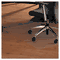 Floortex ClearTex Ultimat Anti-Slip Chair Mat for Hard Floors, 48 x 53, No Lip, Clear FLR1213420ERA
