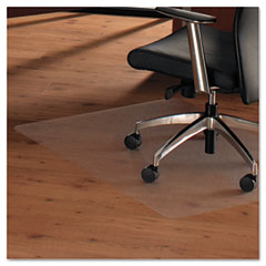 Floortex ClearTex Ultimat Anti-Slip Chair Mat for Hard Floors, 60 x 48, No Lip, Clear FLR1215020ERA
