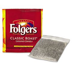 Folgers Coffee Filter Packs, Regular, In-Room Lodging, .6 oz., 200/Carton FOL06546