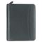 FranklinCovey Nappa Leather Ring Bound Organizer w/Zipper, 5-1/2 x 8-1/2, Black FDP33963