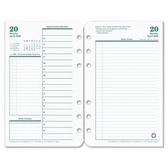 FranklinCovey Original Dated Daily Planner Refill, April-March, 4-1/4 x 6-3/4, 2012 FDP3541512