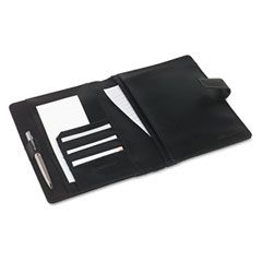 FranklinCovey Simulated Leather Wirebound Planning System Cover, 5-1/2 x 8-1/2, Black FDP33950