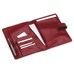 FranklinCovey Simulated Leather Wirebound Planning System Cover, 5-1/2 x 8-1/2, Red FDP33951