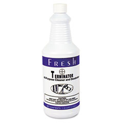 Fresh Products Terminator Deodorizer All-Purpose Cleaner, 32 oz. Bottles, 12/Carton FPI1232TNCT