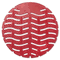 Fresh Products Wave Urinal Deodorizer Screen, Spiced Apple Scent, Red, 10 per Box FPIWDS10SAP