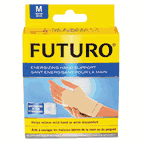 Futuro Energizing Support Glove, Medium, Palm Size 7.5 - 8.5 in., Tan MMM09185EN
