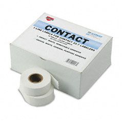 Garvey One-Line Pricemarker Removable Label, 7/16 x 13/16, WE, 1200/Roll,16 Rolls/Box COS090947
