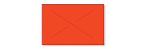 Garvey Products Gx1812 Fluorescent Red Blank Labels (1812-03050), 11 Rolls per Sleeve