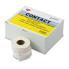 Garvey Two-Line Pricemarker Labels, 5/8 x 13/16, White, 1000/Roll, 16 Rolls/Box COS090954
