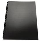 GBC 100% Recycled Poly Binding Cover, 11 x 8-1/2, Black, 25/Pack GBC25818