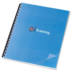 GBC Clear View Presentation Binding System Cover, 11 x 8-1/2, Clear, 100/Box GBC2000041