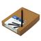 GBC CombBind Standard Spines, 1/2" Diameter, 85 Sheet Capacity, Black, 100/Box GBC4000068