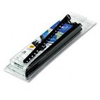 GBC CombBind Standard Spines, 1/2" Diameter, 85 Sheet Capacity, Black, 25/Box GBC4090034