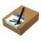 GBC CombBind Standard Spines, 5/8" Diameter, 125 Sheet Capacity, Navy Blue, 100/Box GBC4013485