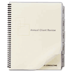 GBC Customizable Index Tabs For Binding Systems, 5-Tab, Letter, White GBC9675044