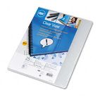 GBC Design View Binding System Covers, 11-1/4 x 8-3/4, Clear, 25/Pack GBC2514500