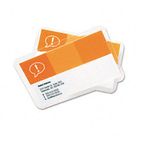 GBC HeatSeal Laminating Pouches, 5 mil, 2-3/16 x 3-11/16, Business Card Size, 25 GBC3202000