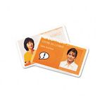 GBC HeatSeal Laminating Pouches, 5 mil, 2-9/16 x 3-3/4, Badge Size, 25/Pack GBC3202004