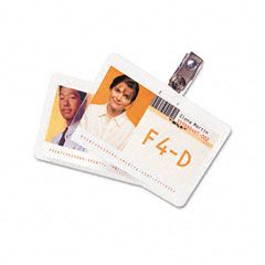 GBC HeatSeal Laminating Pouches, 5 mil, 2-9/16 x 3-3/4, Badge Size, 25/Pack GBC3202011